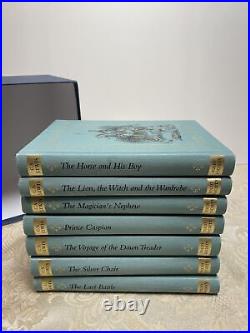 Folio Society C. S. Lewis The Chronicles of Narnia 7 Volume Box Set 2012 9th