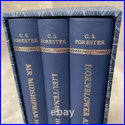 Folio Society Hornblower Saga Set 2 by C S Forester 3 vol boxed set NEAR MINT WA