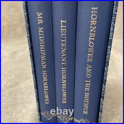 Folio Society Hornblower Saga Set 2 by C S Forester 3 vol boxed set NEAR MINT WA