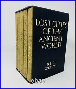 Folio Society LOST CITIES OF THE ANCIENT WORLD 5 Volume Box Set MINT Books