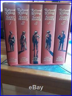 Folio Society Rudyard Kipling Collected Short Stories 5 Volume Box Set 2005