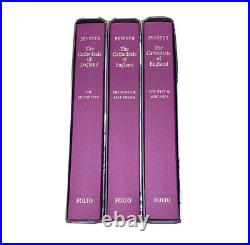 Folio Society The Cathedrals of England (3 Volume Box Set) by Nikolaus Pevsner