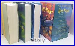 Full Hardcover Set Harry Potter 1-7 1st Edition US & Slip Case for Box Set 1-4