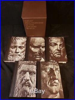 GREAT PHILOSOPHERS OF THE ANCIENT WORLD FOLIO SOCIETY Complete 5 Vol Box Set