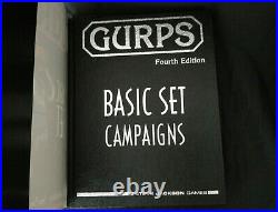 GURPS Basic Set DELUXE EDITION Characters & Campaigns SIGNED 4th edition BOX SET