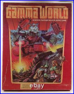 Gamma World 2nd edition BOX SET Ward, James TSR Hobbies Hardcover Book