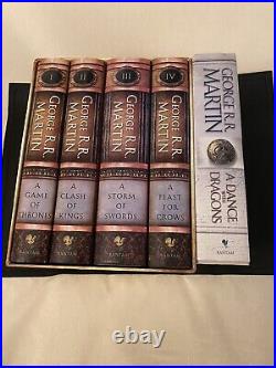 George R R Martin Song of Ice and Fire Hardcover Box Set Limited Ed FREE POST AU