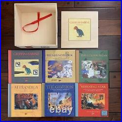 Griffin and Sabine Nick Bantock Collectors Edition Wood Boxed Deluxe Set 6 Books