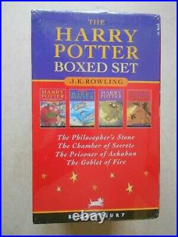 HARRY POTTER Boxed Set 4 HB Bks New & Sealed It's Magic Bloomsbury