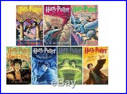 HARRY POTTER HARDCOVER BOOKS 1-7 Grandpre in Collectible HOGWARTS TRUNK Box Set
