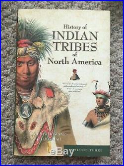 HISTORY INDIAN TRIBES NORTH AMERICA THOMAS McKENNY JAMES HALL BOXED SET OF 3