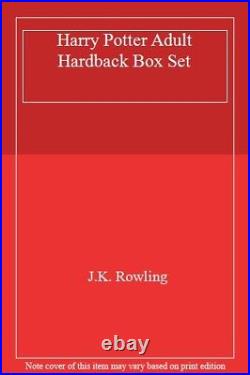 Harry Potter Adult Hardback Box Set, Rowling 9781408868379 Fast Free Shi HB=#