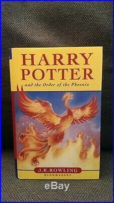 Harry Potter Books 1-7 by JK Rowling, Bloomsbury Hardcover Box Set, OUT OF PRINT