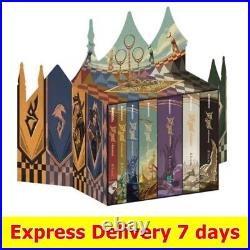 Harry Potter Books Hardcover H The Complete Series Boxed Set 1-7 FREE 8 Postcar