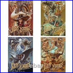 Harry Potter Books Hardcover H The Complete Series Boxed Set 1-7 FREE 8 Postcar