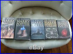 Harry Potter Box Set 5 Volumes 1st Prints (Hardback 2004)