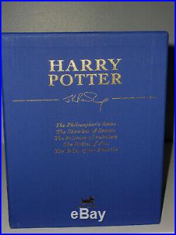 Harry Potter Box Set Books 1-5 HardBack Collectors Edition J K Rowling