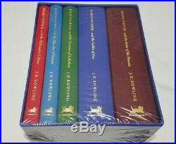 Harry Potter Box Set Books 1-5 HardBack Collectors Edition J K Rowling Deluxe