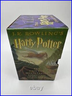 Harry Potter Box Set Books 1-5 Hardcover J. K. Rowling All 1st American Edition