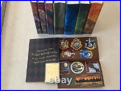 Harry Potter Box Set Hardcover Books 1-7 Trunk Treasure Chest With Stickers