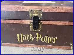 Harry Potter Box Set Hardcover Books 1-7 Trunk Treasure Chest With Stickers