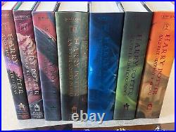 Harry Potter Box Set Hardcover Books 1-7 Trunk Treasure Chest With Stickers