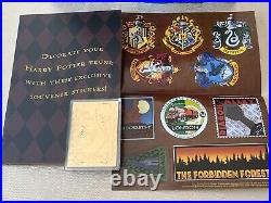 Harry Potter Box Set Hardcover Books 1-7 Trunk Treasure Chest With Stickers