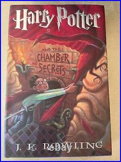 Harry Potter Box Set Hardcover Books 1-7 Trunk Treasure Chest With Stickers