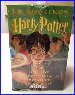 Harry Potter Box Set The First Of Five Adventures at Hogwarts Hardcover 2004
