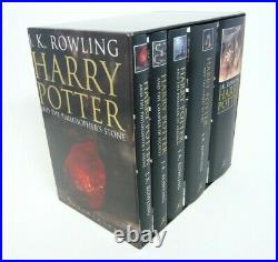 Harry Potter Boxed Set by J. K. Rowling Rare Box Set ISBN 9780747575450 (C2)