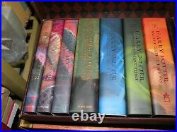 Harry Potter Boxed set of Hardcover Books 1-7 new in Trunk box