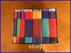 Harry Potter Complete Hardback Book Box Set 1-7 Good Condition