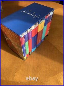 Harry Potter Complete Hardback Book Box Set 1-7 Good Condition