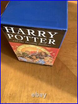 Harry Potter Complete Hardback Book Box Set 1-7 Good Condition