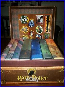 Harry Potter Complete Series Hardcover Box Set Chest Trunk All First Editions