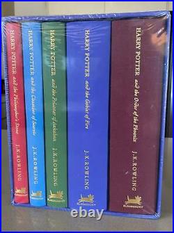 Harry Potter HC deluxe edition 5 volume box set 2003 J K Rowling