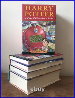 Harry Potter Hardback Box Set 4 x Book by J K Rowling Books Bloomsbury