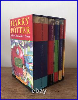 Harry Potter Hardback Box Set 4 x Book by J K Rowling Books Bloomsbury