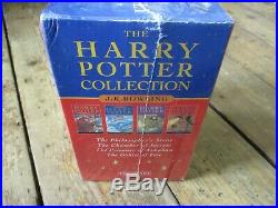 Harry Potter Hardback Box Set Four Volumes by J K Rowling, New & Sealed