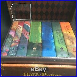 Harry Potter Hardcover Box Set in Trunk Volume 1 TO 7 NEW SEALED BOOKS IN CHEST