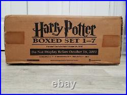 Harry Potter Hardcover Boxed Set Books 1-7 NEW IN ORIGINAL BOX