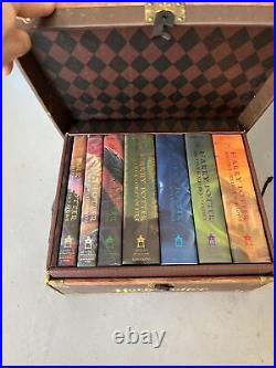 Harry Potter Hardcover Boxed Set Books 1-7 Trunk Chest Hardcover Set