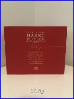 Harry Potter JK Rowling 7 Volume Bloomsbury UK Deluxe Edition Box Set