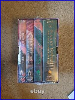 Harry Potter Series Book Box Set 1-4 J. K. Rowling Hardcover New SEALED