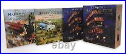 Harry Potter The Illustrated Collection by J. K. Rowling NEW Hardcover Box Set