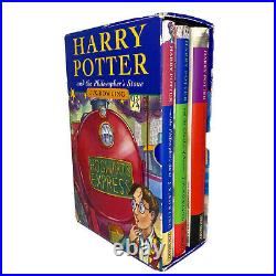 Harry Potter Trilogy Box Set Books Ted Smart First Edition 3/2/2 Print UK RARE