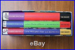 Harry Potter Trilogy Ted Smart Box Set 3 x Hardback + box 1st EDITION & PRINT