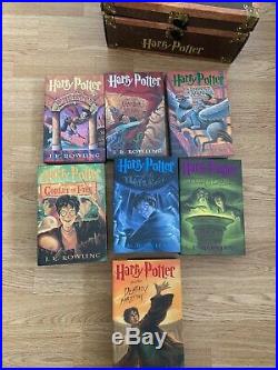 Harry Potter US Trunk Hardback Box Set Books #1-7 American Editions Gift Set