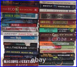 Huge 30 Book Resale Lot Mixed Fiction Novel Bulk Set All Hardcover VG Condition