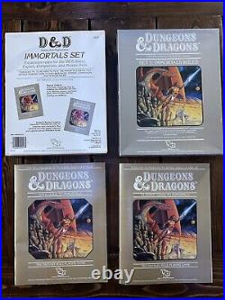 Immortals Rules Set 5 D&D Dungeons Dragons Basic 1st Boxed Set TSR 1017 RPG 1986